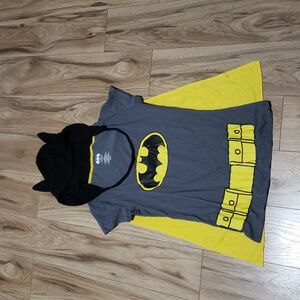Batman Junior's Costume T-Shirt - Black and Yellow